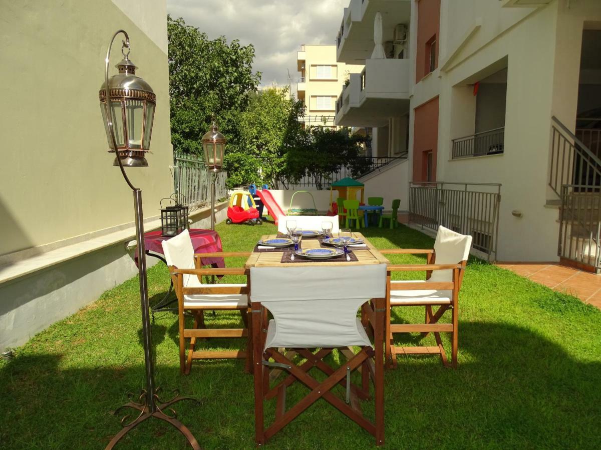 Dreamy Studio With Private Garden Athen Exterior foto